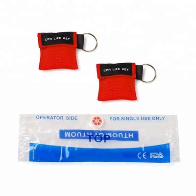 Cpr Mouth Mask Training Valve First Aid Face Shield For Manikin Breath Barrier