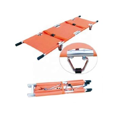 China manufacturer Wholesale 973 emergency aluminum foldable stretcher for hospital ambulance folding stretcher