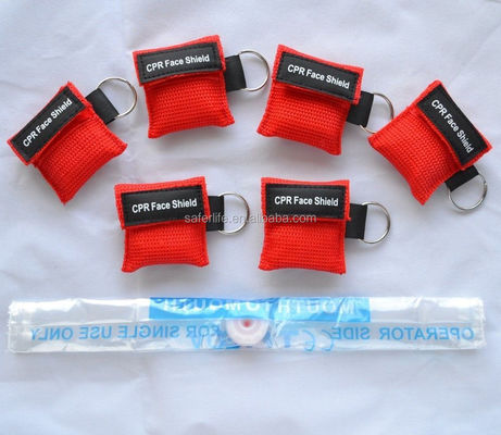 First Aid Emergency Cpr Face Shield Keychain Mask Cpr Medical Supplies