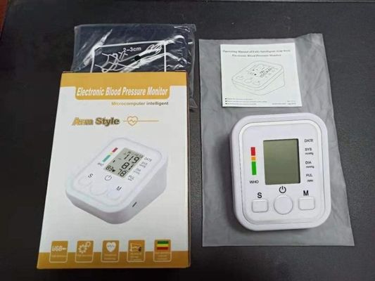 Health Equipment Digital Arm Wrist Blood Pressure Monitor LCD Display  99 Date Memory Economic BPM First Aid Equipment