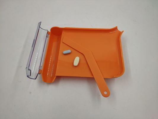 Pharmacy ABS Pill Counting tray medicine pill counting platform  spatula plastic counter manual pill counter tray