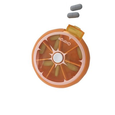 Pill box C427 medicine round shape pill box case