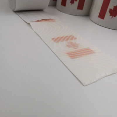 Wholesale elastic cotton fitness support tape tear able stretch tape  fabric thums muscle tape