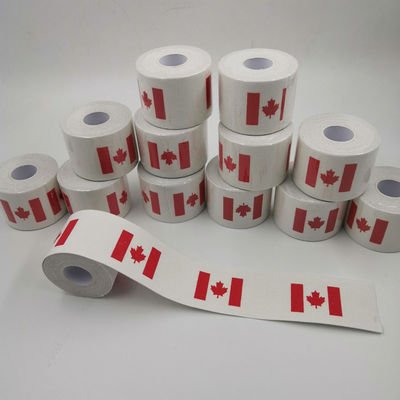 Wholesale elastic cotton fitness support tape tear able stretch tape  fabric thums muscle tape