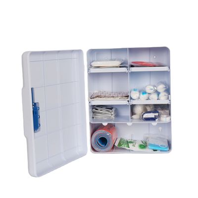 Caja de primeros auxilios médicos vacía de ABS gran caja de almacenamiento de pared