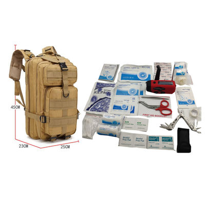 Rescate Terremoto Bolso de equipaje médico de trauma bolso de desastre kit de primeros auxilios bolso de caso herramientas de supervivencia kit mochila