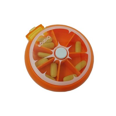 Can rotationable pill box  7case pill organizer  weekly  promotional  pill holder