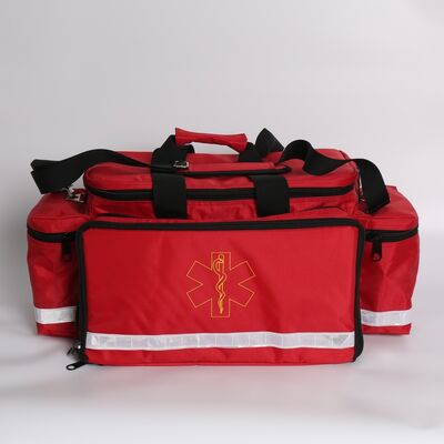 Bolsa de primeros auxilios de ambulancia de gran capacidad Kit de ayuda de trauma de supervivencia vacío para rescate de emergencia