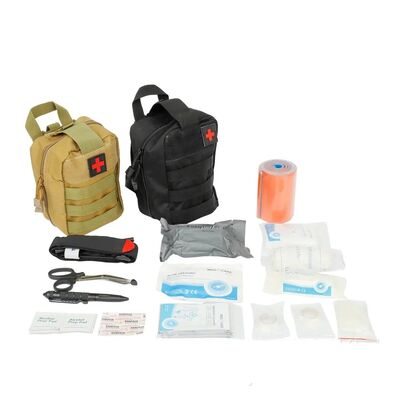 Kit de primeros auxilios tácticos de emergencia de supervivencia campamento al aire libre bolsa de herramientas IFAK