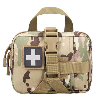 Medicina táctica Bolsa IFAK de gran capacidad Bolsa de liberación rápida extraíble Bolsa de parche Molle Kit de primeros auxilios
