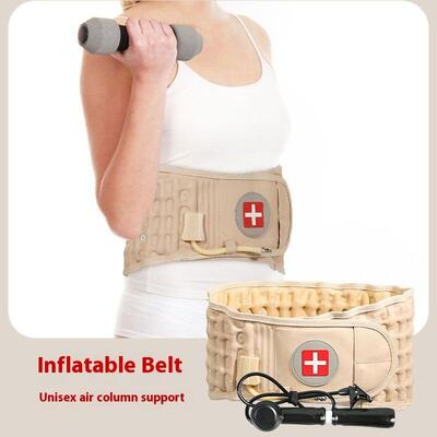 Universal Sports Support Waist Brace Belt Flexible Polyester Cotton Breathable Tractor Widened Inflatable Air Column