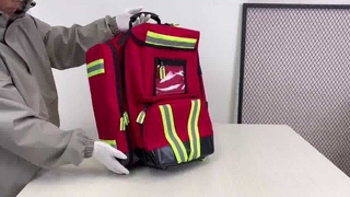 Mochila de recuperación, mochila de emergencia con 8 bolsas convenientes desmontables con cremallera
